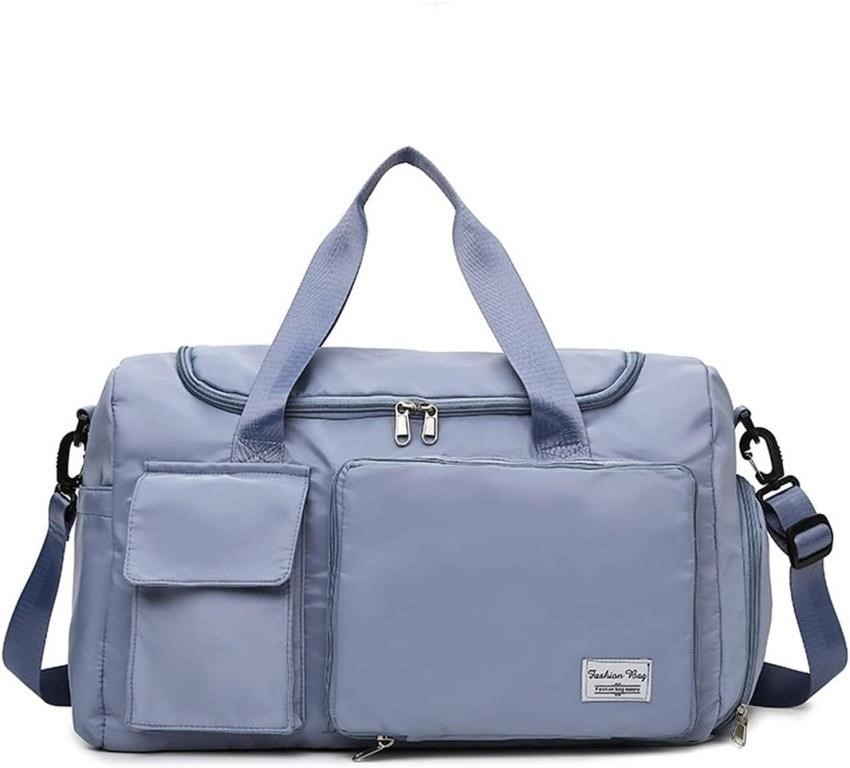 (N) Womens Travel Bag Duffel Bag, Lightweight Doub