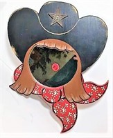 Cowgirl Framed Wall Mirror