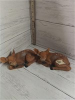 2 Deer ceramic decor