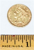 1879 GOLD LIBERTY HEAD 5 DOLLAR COIN