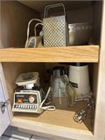 Contents Of Cabinet Kitchen Appliances, Blender