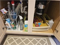 Contents Under Sink-Cleaning Supplies