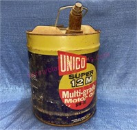 Unico 5-gal Motor Oil can Multi Grade 10W 30