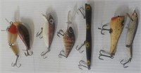 Assortment of fishing lures.