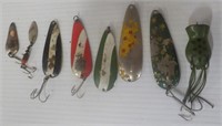 Assortment of fishing lures.