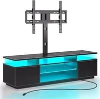 Rolanstar TV Stand with Mount & Power Outlet 51.2"