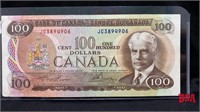 1975 Bank of Canada $100 bill