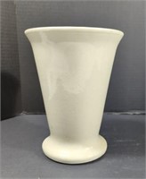 Huntingburg Indiana Pottery Vase with Crack