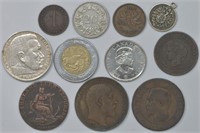11 Misc Foreign Coins