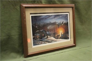 Terry Redlin "The Sharing Season" Hand Signed Open