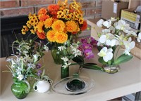 Fake Flowers & Vases