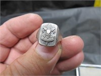 6.1 grams Sterling Silver Boy Scouts Ring Size 6.5