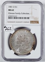 1901-O  Morgan Dollar   NGC MS-62