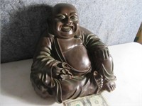 Heavy 12" BUDDHA Garden Treasures Figure In/Out