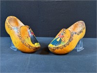 Vintage Holland Handmade Wooden Clogs - Small-Med