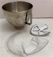 Kitchenaid mixer attachments and bowl