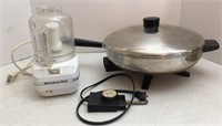 Faberware stainless steel electric skillet