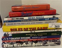 11 pcs Books on Baseball