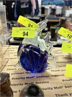 MURANO ART GLASS STYLE FISH SCULPTURE