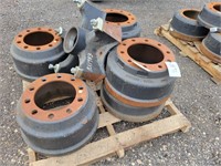 New old stock brake drums; includes 1 hub; see pho