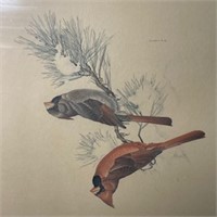 M.G. LOATES "CARDINALS" PRINT 27" X 22"