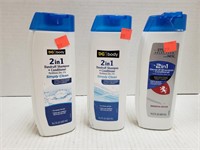 3 ct. - 2 in 1 Shampoo/Conditioner