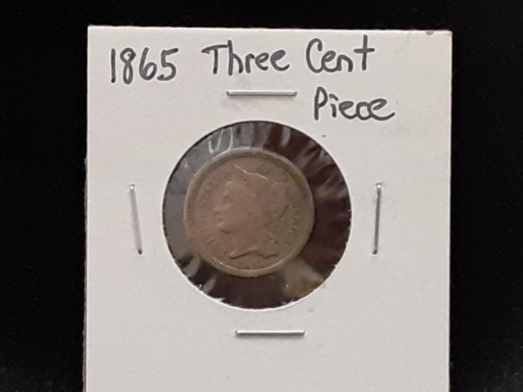 1865 3 Cent Piece