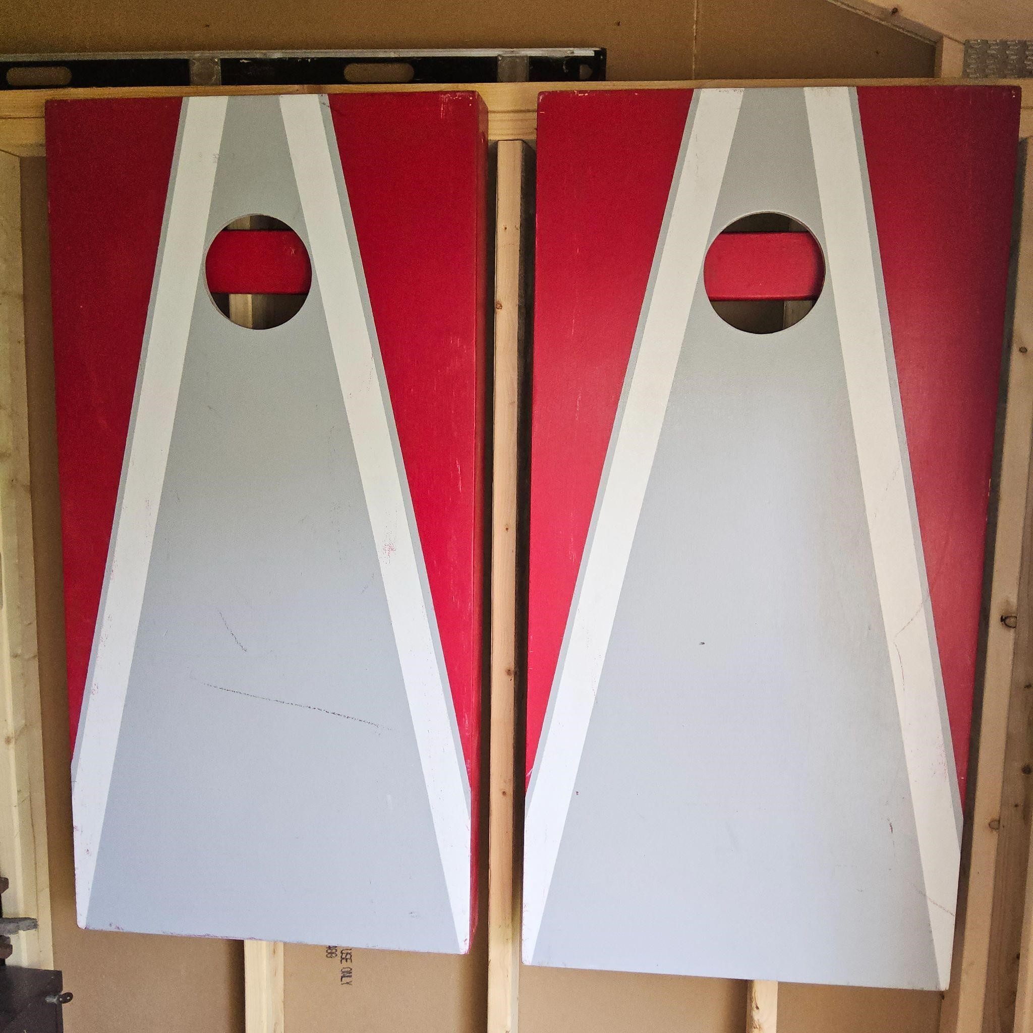 CORNHOLE BOARDS AND BAGS