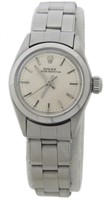 Ladies Rolex Oyster Perpetual 24mm Silver Stainles