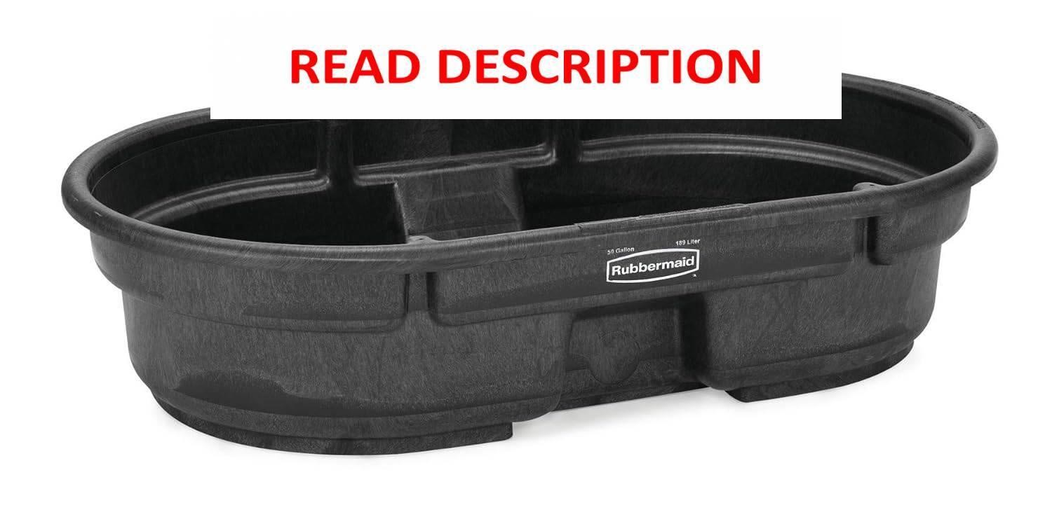 Rubbermaid 50-Gal Stock Tank  36x24x12