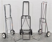 (3) Folding Luggage Carts