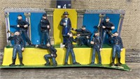 Set of plastic civil war soldiers