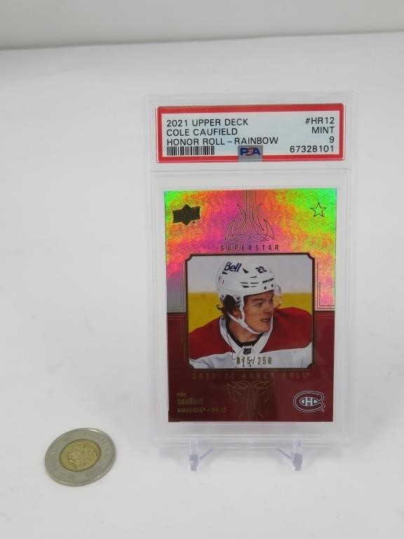 Cole Caufield 2021 Upper Deck , carte hockey