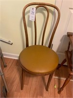 oak chair 35"t x 16" seat