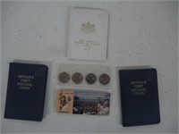 BRITAIN'S FIRST DECIMAL,JAPAN & REP.OF CONGO COINS