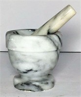 Marble Mortar & Pestle