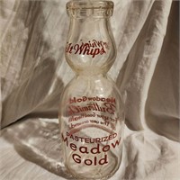 Meadow Gold Cream Top Milk Bottle