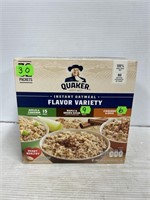 Quaker instant oatmeal flavor variety 30 packets