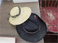 2 Vintage hats