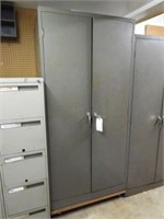 Two door heavy duty parts cabinet (80” x 36”)