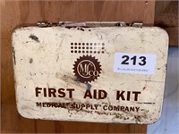 Vintage first aid kit