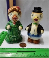 Japan Salt&Pepper shaker duck couple