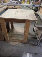 Wood Shop Table - 26"Wx23"Dx28"H