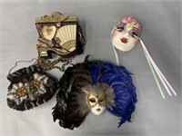 Beaded Purses & Porcelain Masks