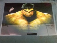 The Hulk with Stan Lee Facsimile Signature