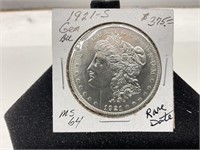 1921-S Silver Dollar *RARE DATE*