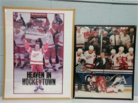 Detroit Red Wings Posters On Board