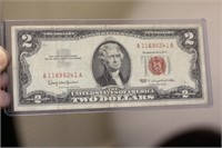 Red Seal $2.00 Bank Note