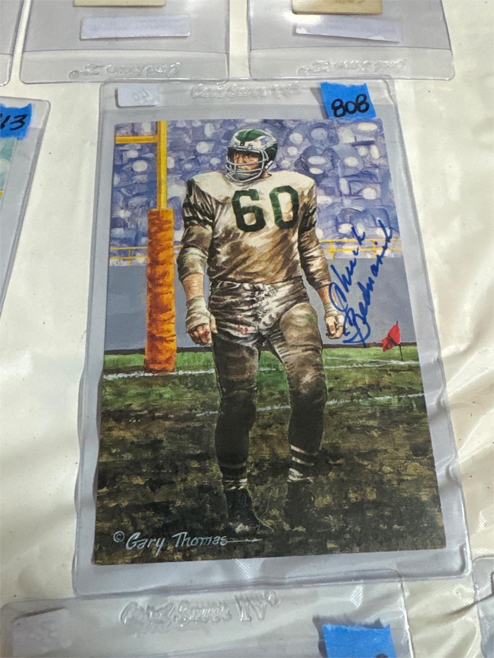 Goal Line Art-Check Bednarik-Signed