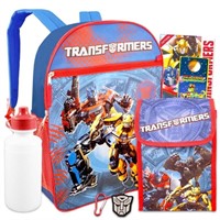 Screen Legends Transformers Backpack Set with Lunc